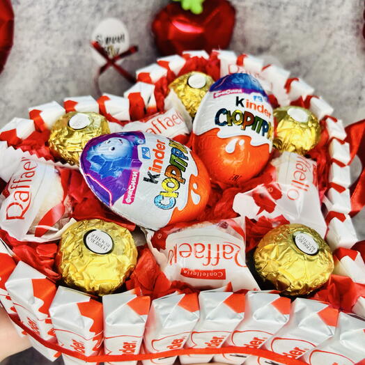 Сердце с ferrero «Love story»