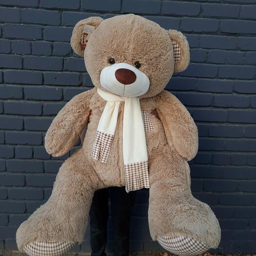 Медведь с шарфом 150см мягкая игрушка