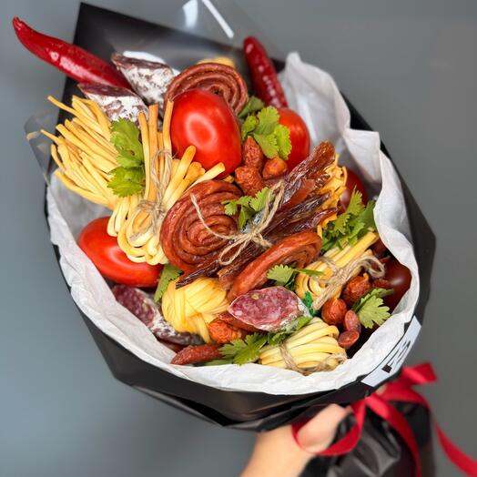 Букет мужской из закусок