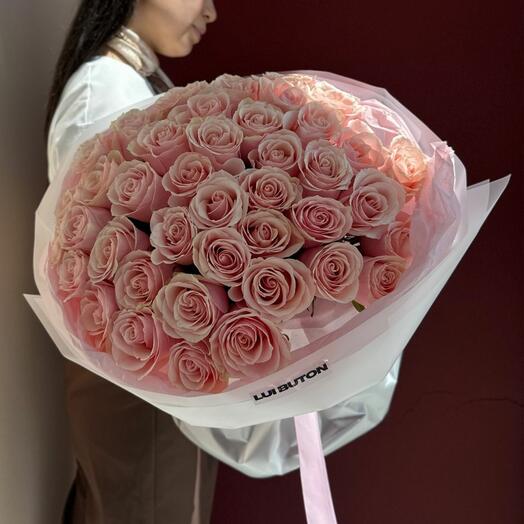 Букет "43 роз джералдин"