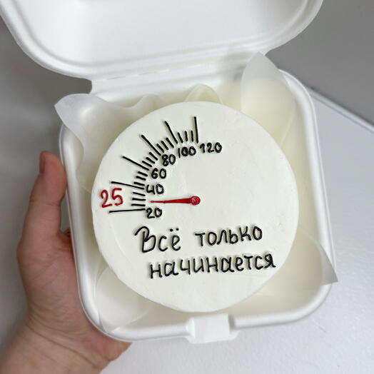 Бенто торт Все только начинается