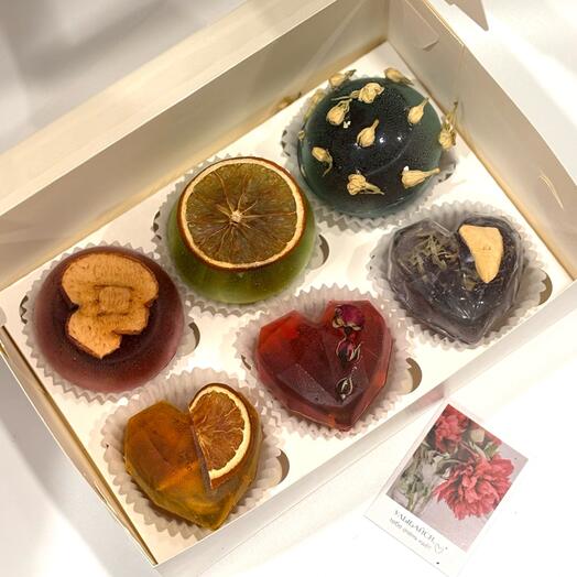 Подарочный набор из 6 чайных бомбочек