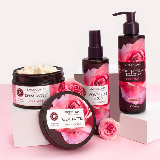 Wow набор из 3 полноценных продуктов "Роза и мускус"