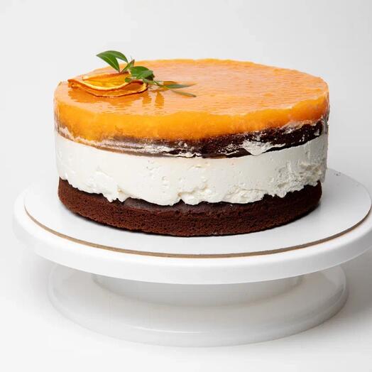 Торт "Брауни с апельсином"