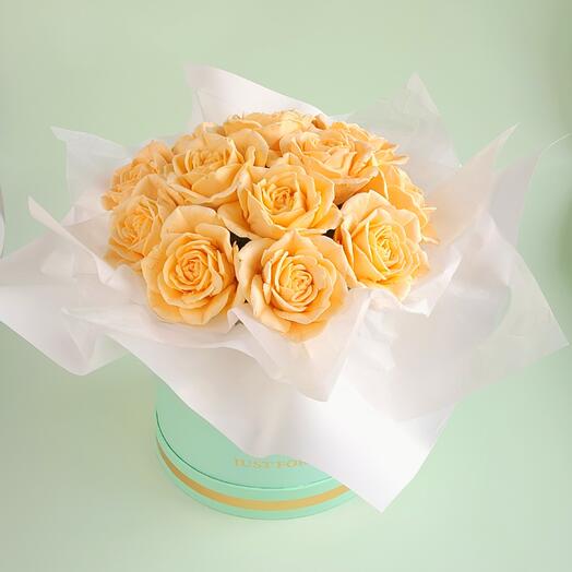 Букет из зефира в высокой коробке на день рождения, праздник, в подарок