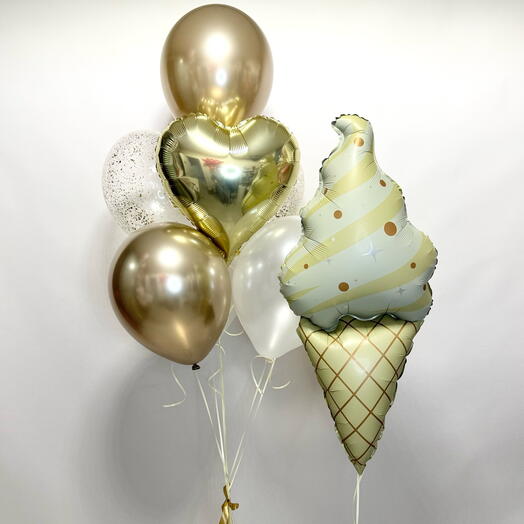 Воздушные шары с Мороженкой