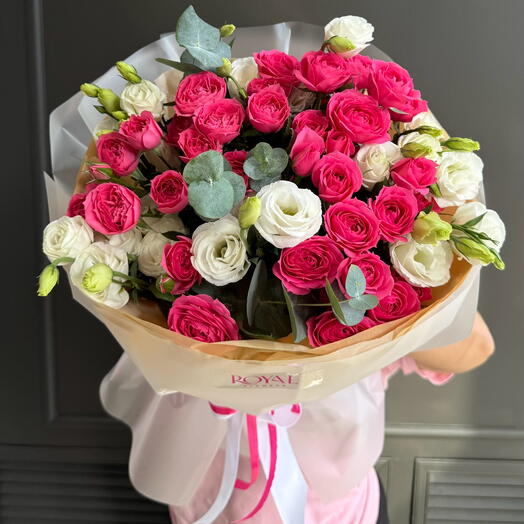 Стильный букет в фирменном стиле