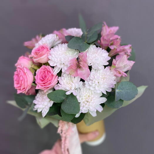 Кустовые розы в стакане🌸