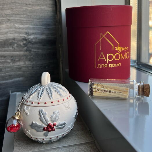 Новогодний шар (аромат глинтвейн)