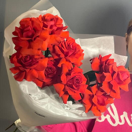 Розы французские красные 9 ♥️
