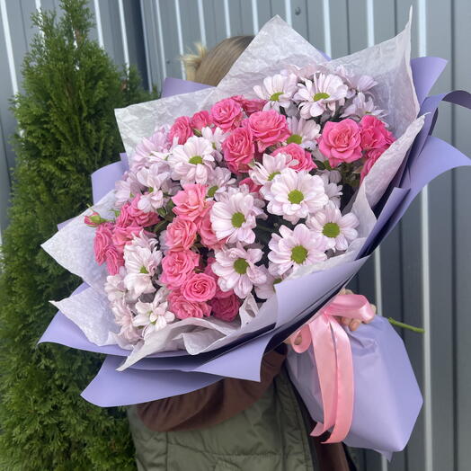 Хризантема и лиана 💐