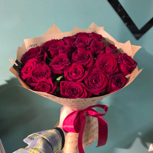 21 красная роза 🌹