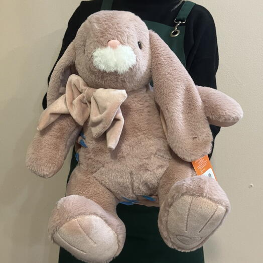 Кролик Банни,30см,пудровый🐰