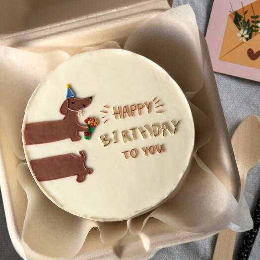 Бенто торт happy birthday подруге другу парню девушке маме папе