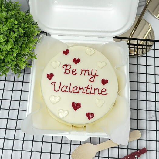 Бенто-торт на 14 февраля,влюблённым, парню,девушке,любовь «Valentine