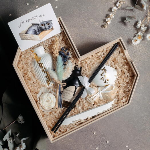 Подарочный набор «Домашний уют» на день рождения маме, подруге, коллеге, подарок в благодарность сестре, бабушке