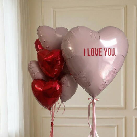 Набор шаров «I Love You»