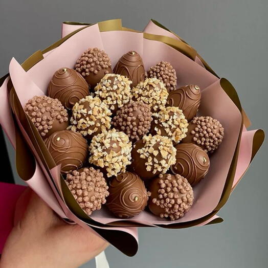 Клубника в молочном шоколаде 19 ягод 🍓