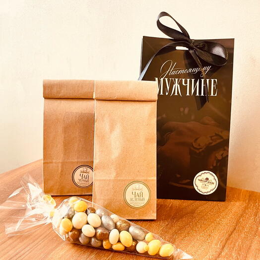 23 февраля. Подарок мужчине. Подарок коллеге. Подарок защитнику отечества. Презент из чая. Корпоративные подарки