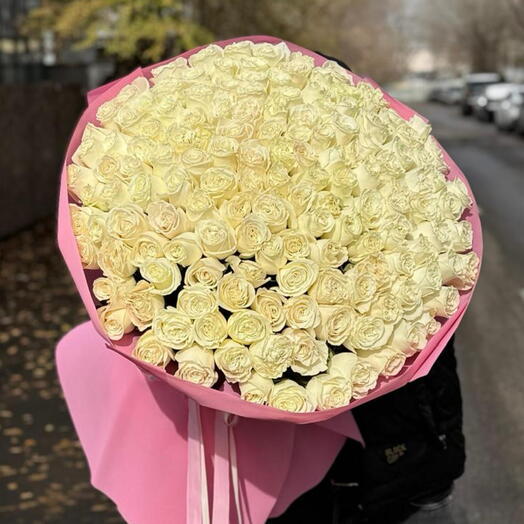 101 белая Роза