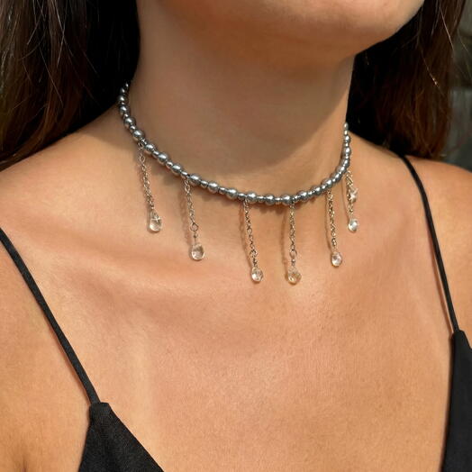 Колье-чокер «Капельки»