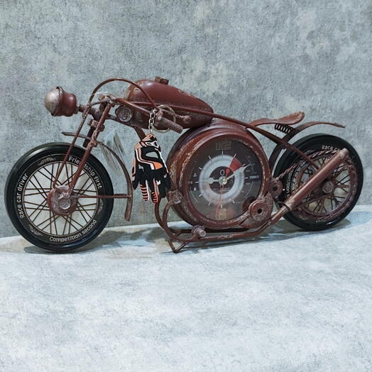 Часы мотоцикл 🏍️