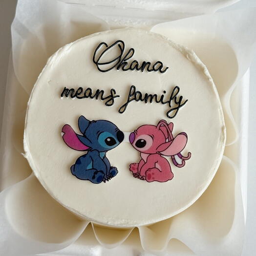 Бенто торт со Стичем (ohana)