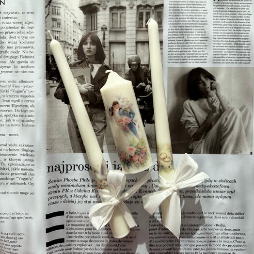 Свечи свадебные, семейный очаг