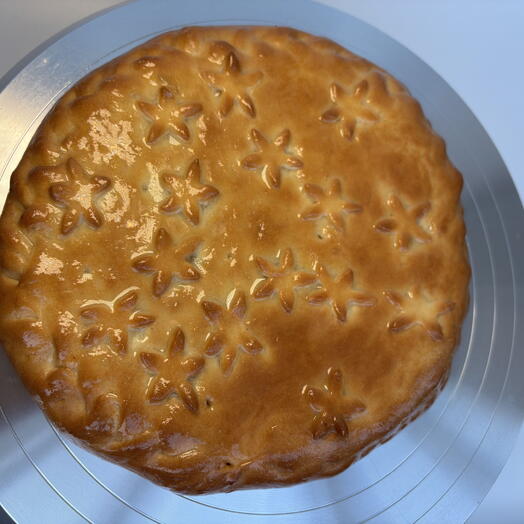 Пирог с капустой и яйцом