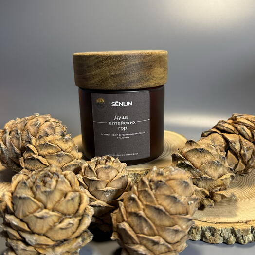 Аромасвеча «Душа Алтайских гор» 200 мл