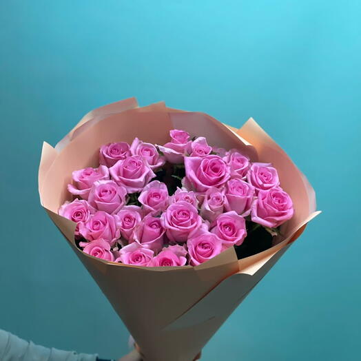 Розовые розы 21