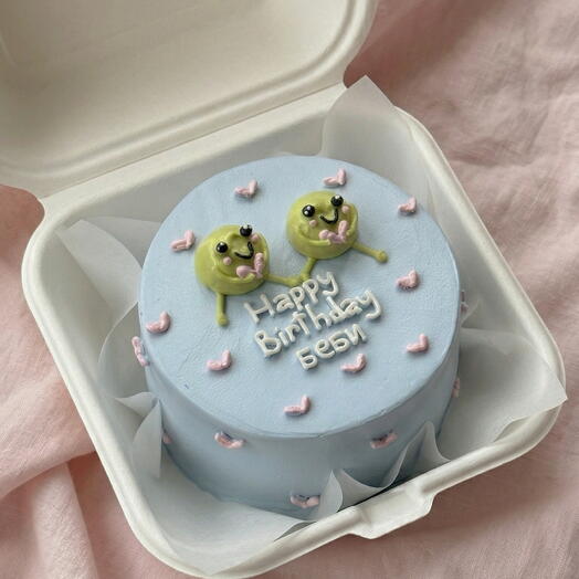 Бенто с лягушками happy birthday