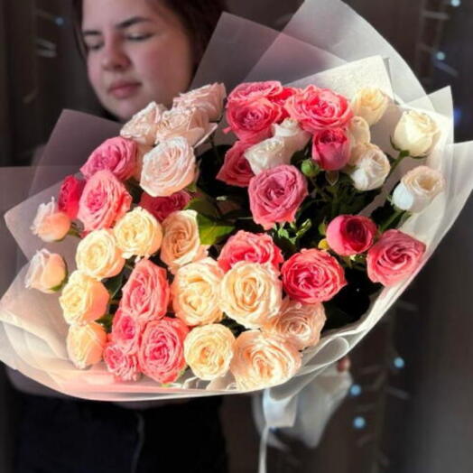 🌷Новинка🔥Букет Кустовых роз