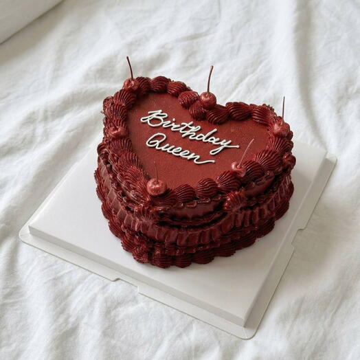 Торт в стиле ламбет birthday queen