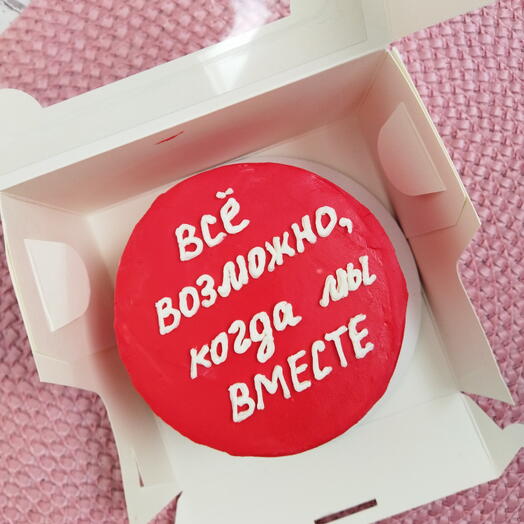 Бенто торт для любимого человека