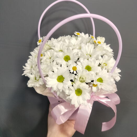 Коробочка с ромашками