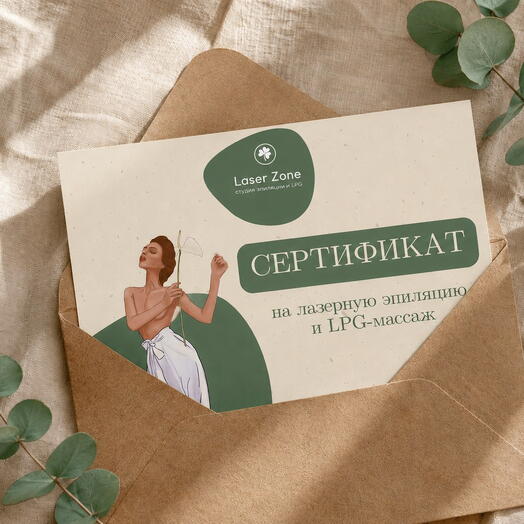 Сертификат на лазерную эпиляцию / LPG-массаж