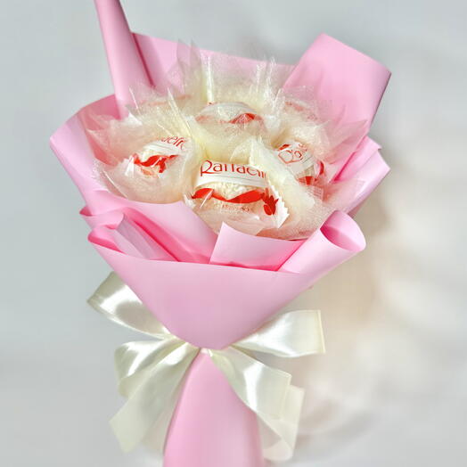 Букет Raffaello mini нежно-розовый