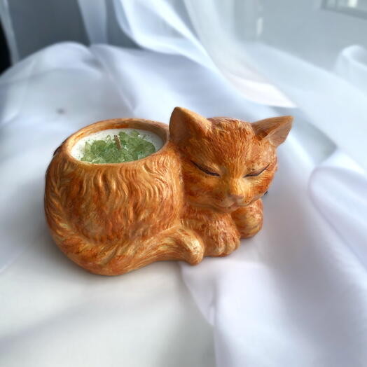 Свеча «Бабушкин Барсик» 🐱💚