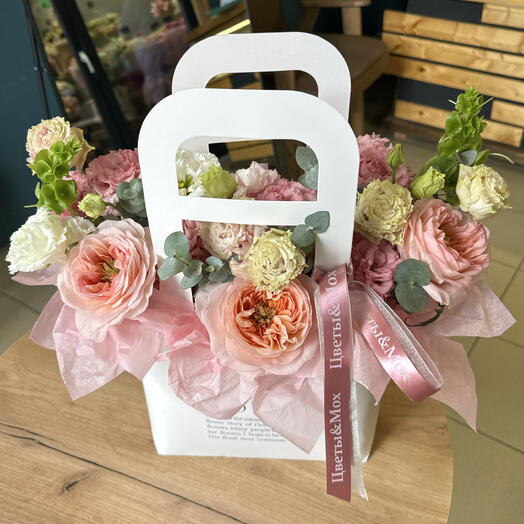 Сумочка розовая с цветами 🤩🌸