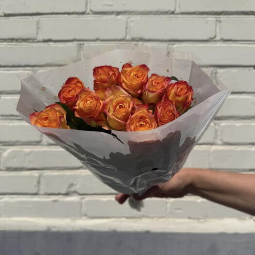 Пачка 10 шт роза orange