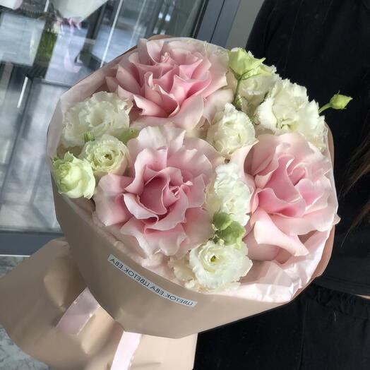 Букет с эустомой🌸