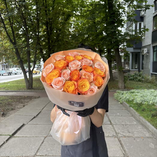 Букет с розами