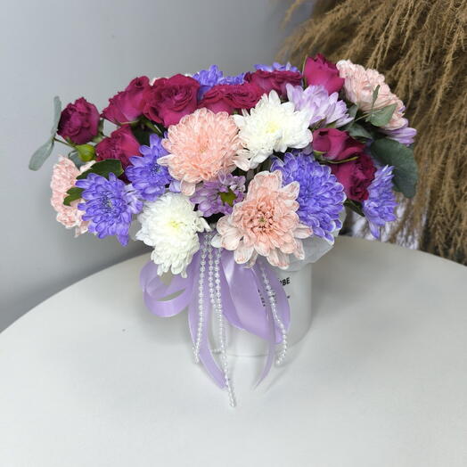 Коробочка с цветами 58