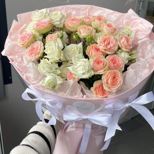 Букет с кустовыми микс