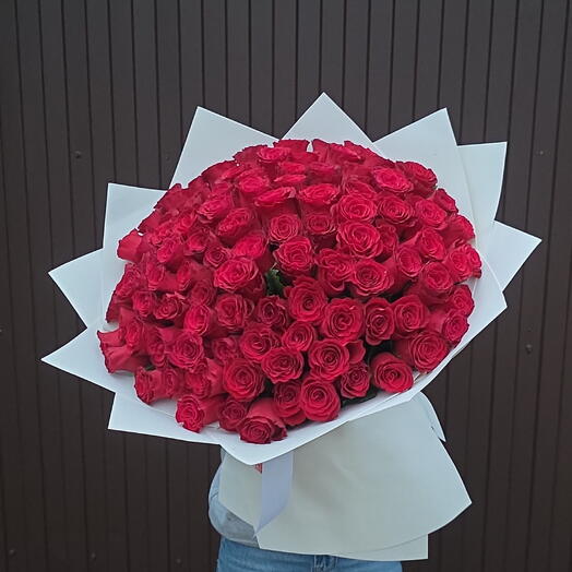Шикарный букет из 101 розы
