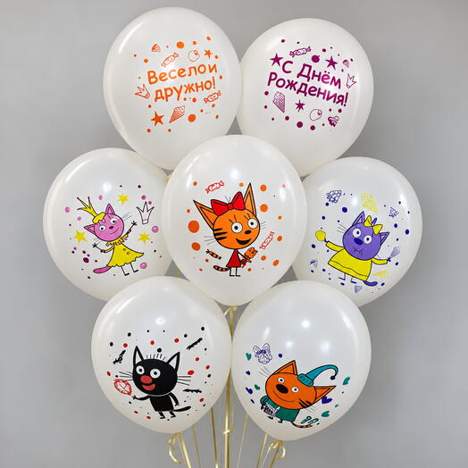 🎈 Воздушные шары «Три кота»