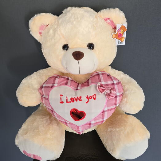 Мягкая игрушка мишка I love you 😍