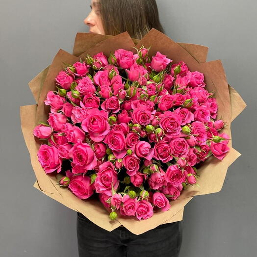 Кустовая Роза Пинк Димейшен 15 шт 💝