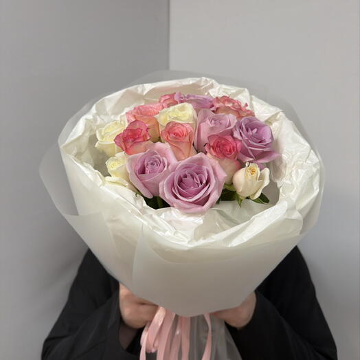 Микс из 15 роз